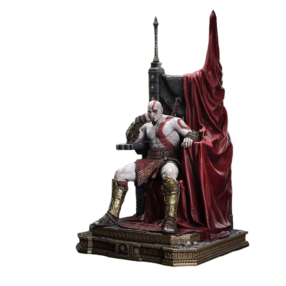 Throne Legacy God of War Series Statue 1/3 Ragnarok Young Thyself Kratos 91 cm - Prime 1 Studio Statues & Busts
