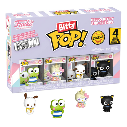 Hello Kitty and Friends Bitty POP! Vinyl Figure 4-Pack Series 2 2 cm - Funko Mini Figures, Pop! Figures