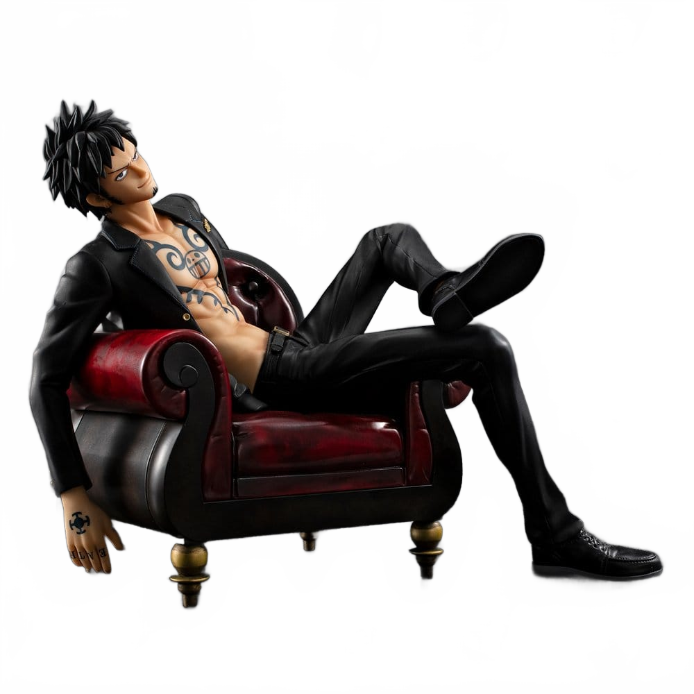 One Piece Portrait.Of.Pirates "S.O.C" PVC Figure Trafalgar Law Ver.R - Megahouse Statues