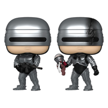 Robocop POP! Movies Vinyl Figures Robocop (Metallic) with Chase Assortment (6) - Funko Pop! Figures