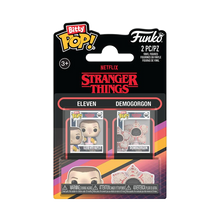 Stranger Things Bitty POP! Vinyl Figure 2-Pack Eleven&Demogorgon 2,5 cm - Funko Mini Figures, Pop! Figures