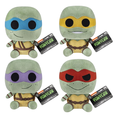 Teenage Mutant Ninja Turtles Plush Figure Display 18 cm Assortment Box Qty 6 - Funko Plushes