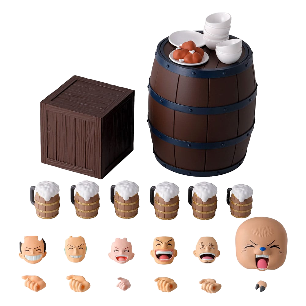 One Piece S.H. Figuarts Accessory Set The Straw Hat Crew Party Set - Bandai Tamashii Nations Action Figures