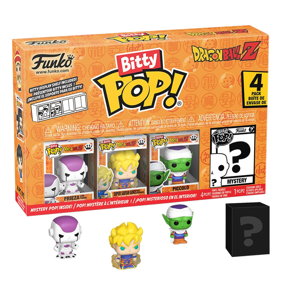 Dragon Ball Bitty POP! Vinyl Figure 4-Pack Series 4 2,5 cm - Funko Mini Figures, Pop! Figures
