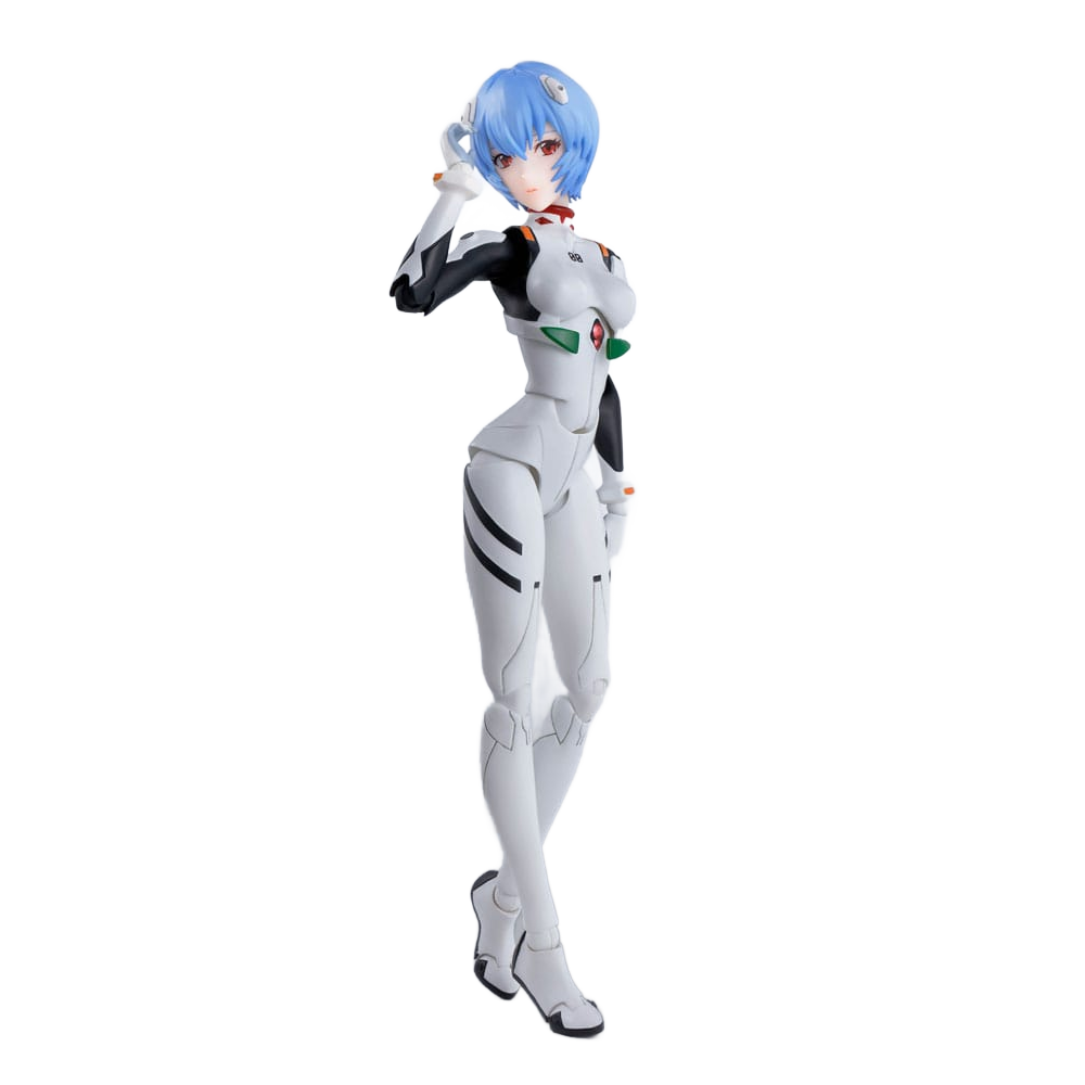 Neon Genesis Evangelion S.H.Figuarts Action Figure Rei Ayanami 14 cm - Bandai Tamashii Nations Action Figures