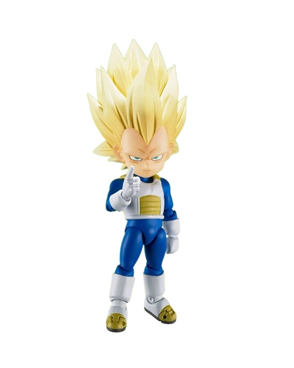 Dragon Ball S.H.Figuarts Action Figure Super Saiyan Level 3 Vegeta (mini) Daima 8 cm - Bandai Tamashii Nations Action Figures
