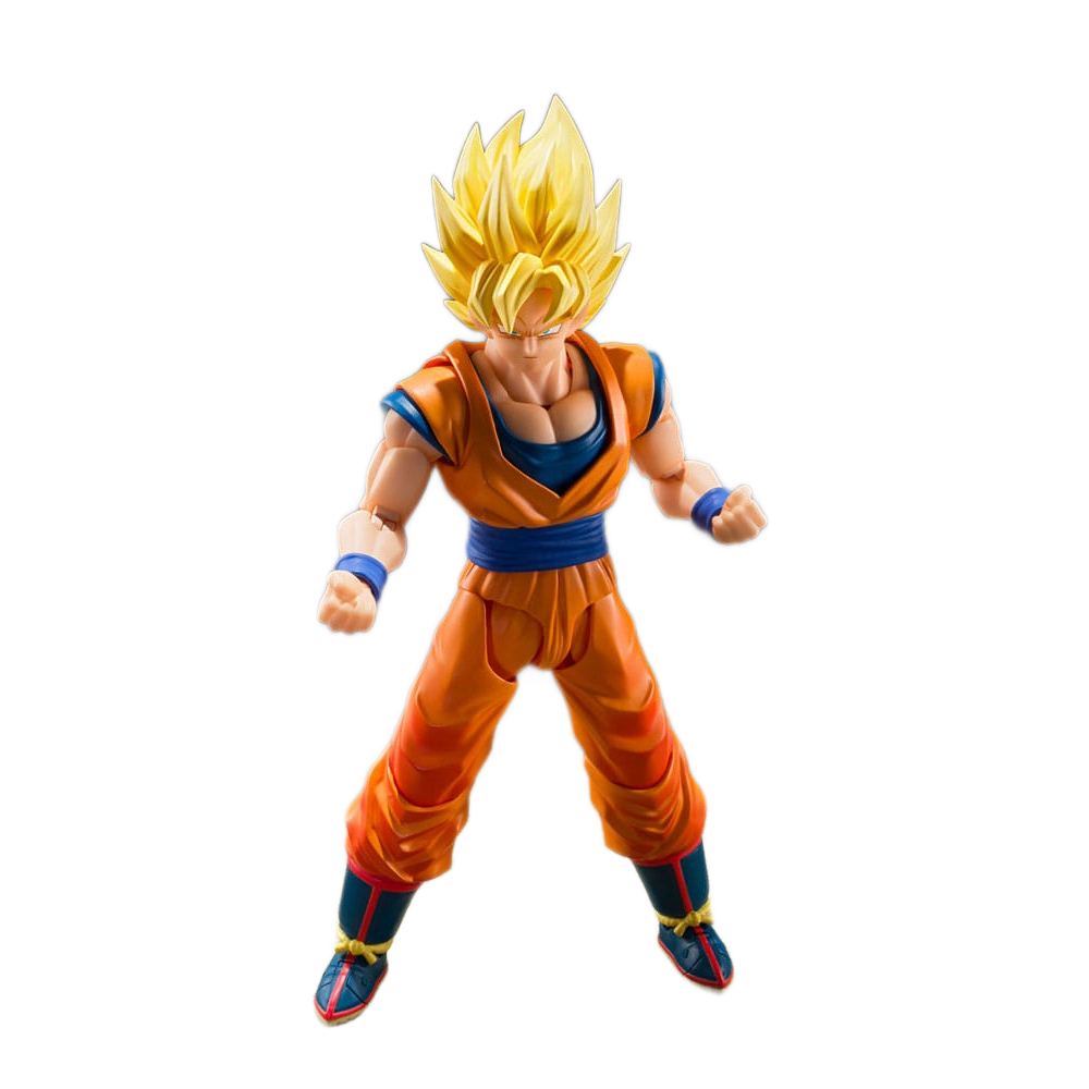 Dragon Ball Z S.H.Figuarts Action Figure Super Saiyan Son Goku The Games Begin Ver. 15 cm - Bandai Tamashii Nations Action Figures