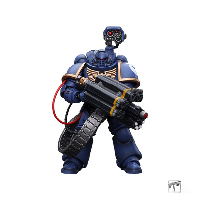 Warhammer 40k Action Figure 1/18 Ultramarines Desolation Marine with Castellan Launcher (Superfrag) 12 cm - Joy Toy (CN) Action Figures