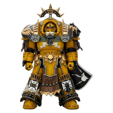 Warhammer Imperial Fists Action Figure Legion Praetor in Tartaros Terminator Armourwith Power Sword and Vigil Storm Shield 14 cm - Joy Toy (CN) Action Figures