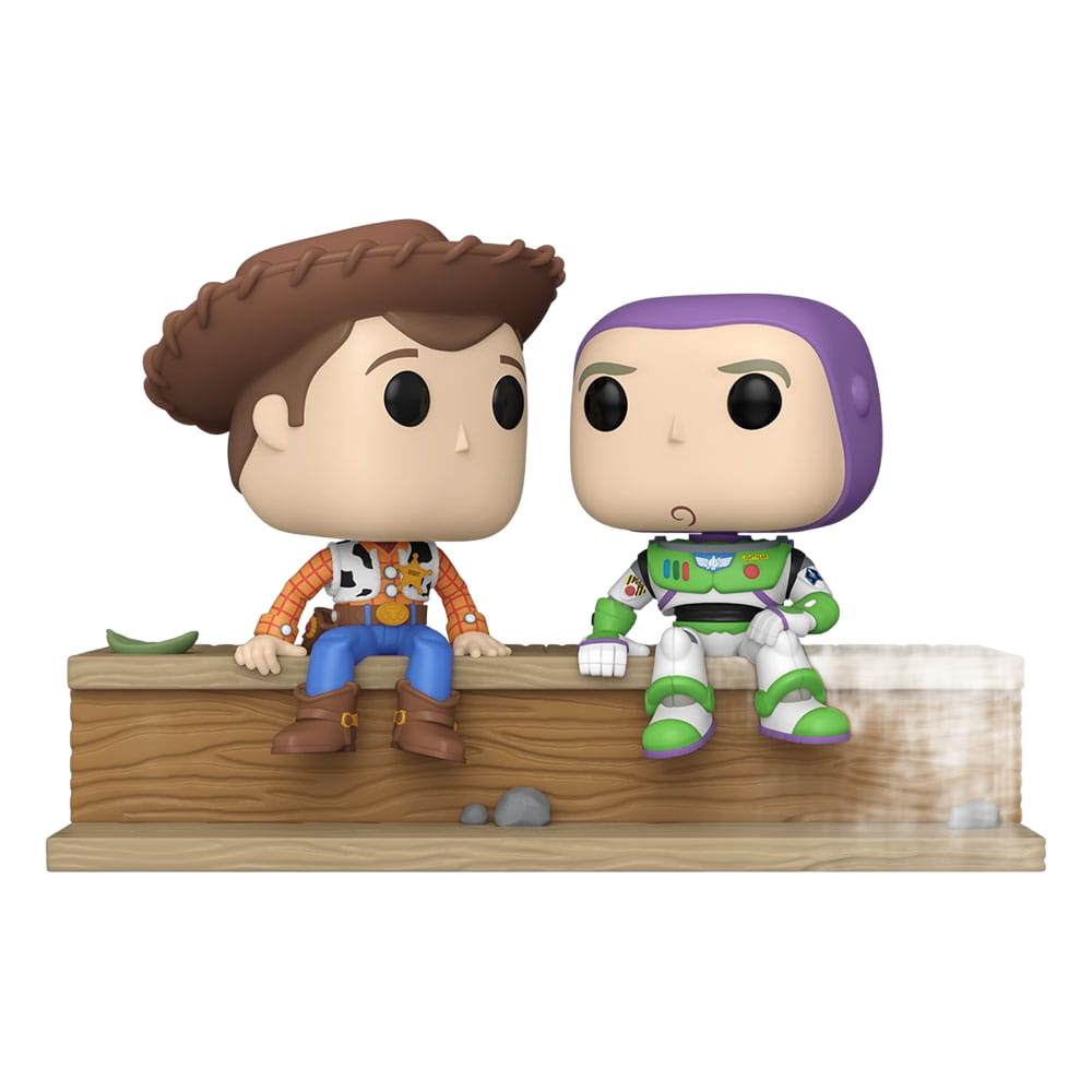 Toy Story POP Moment Vinyl Figures Woody and Buzz (30th Anniversary) - Funko Mini Figures