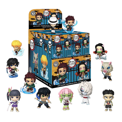 Demon Slayer Mystery Minis Vinyl Mini Figures 6 cm Display Box Qty 12 - Funko Blind Boxes, Mini Figures & Capsule Toys