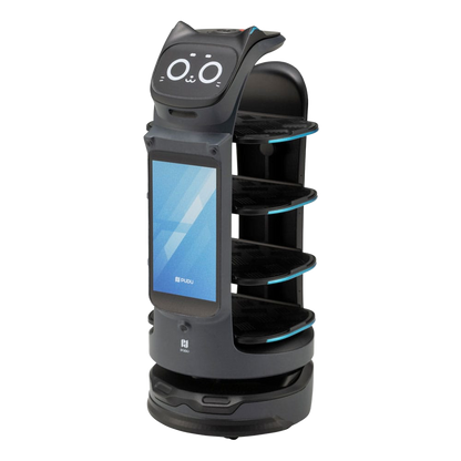 Pudu Robotics Plastic Model Kit Bellabot Black Ver. 11 cm - Kotobukiya Model Kits