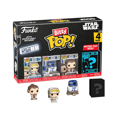Star Wars Bitty POP! Vinyl Figure 4-Pack Luke 2,5 cm - Funko Mini Figures, Pop! Figures