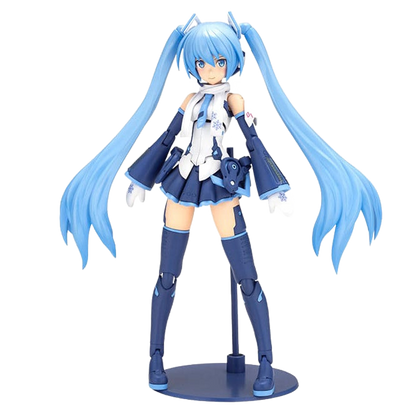 Frame Arms Girl x Hatsune Miku Plastic Model Kit Frame Music Girl Snow Miku Another Color Ver. 15 cm - Kotobukiya Model Kits