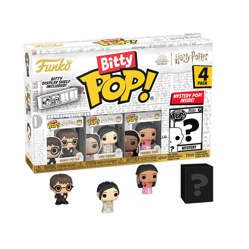 Harry Potter and the Goblet of Fire Bitty POP! Vinyl Figure 4-Pack Harry 2,5 cm - Funko Mini Figures, Pop! Figures