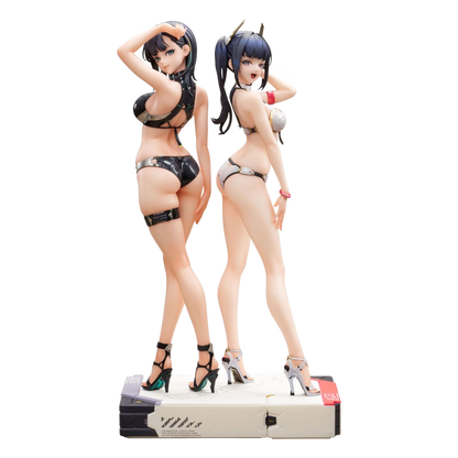 Original Character SSR PVC Statues 1/6 Konno Ao & Hakuyou Maruko 30 cm - Infinity Studio Statues