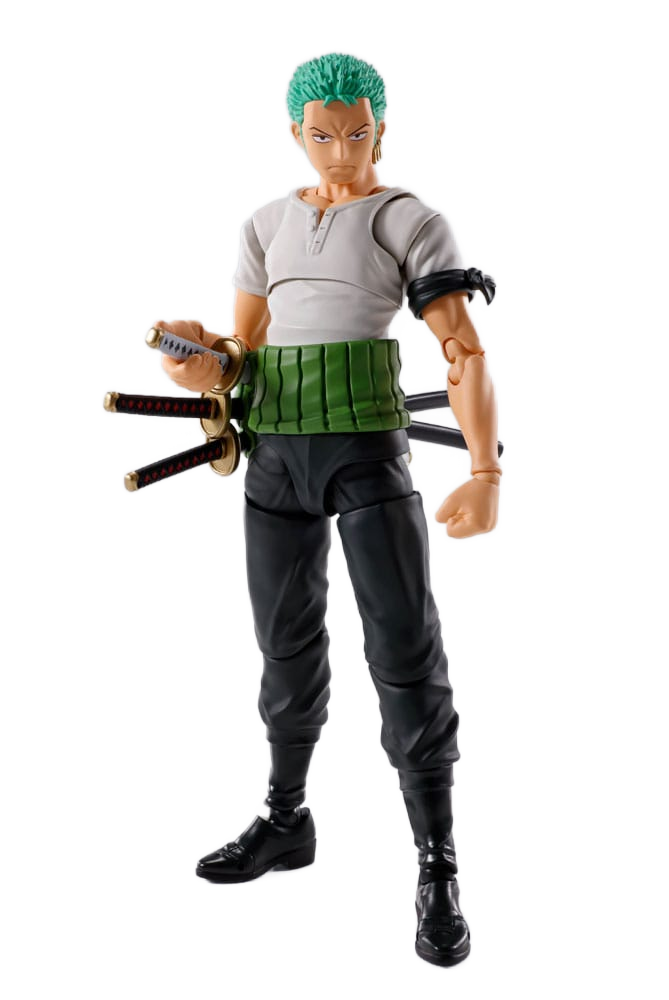 One Piece S.H.Figuarts Action Figure Roronoa Zoro Romance Dawn Ver. 15 cm - Bandai Tamashii Nations Action Figures