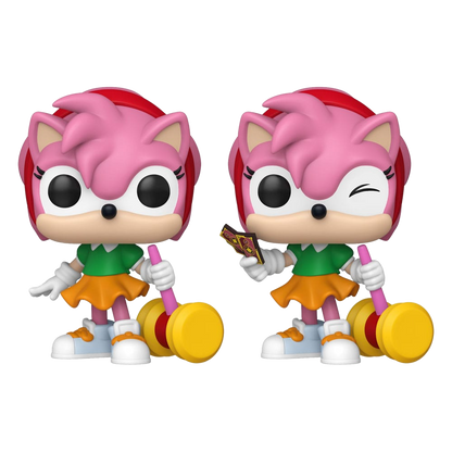 Sonic - The Hedgehog POP! Games Vinyl Figures Amy Rose with Piko Hammer with Chase Assortment (6) - Funko Pop! Figures