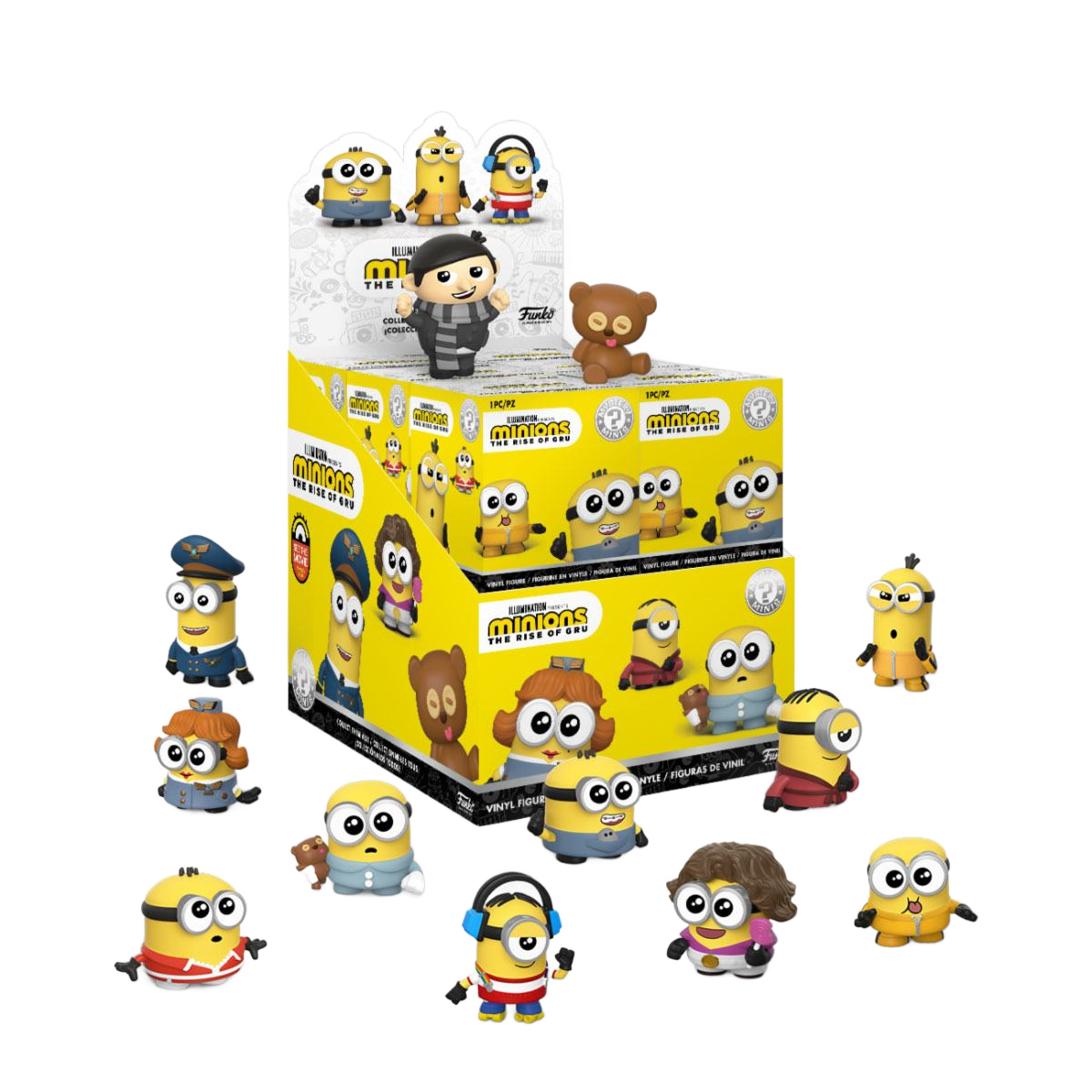 Minions II Mystery Minis Vinyl Mini Figures 6 cm Display (12) - Funko Blind Boxes, Mini Figures & Capsule Toys