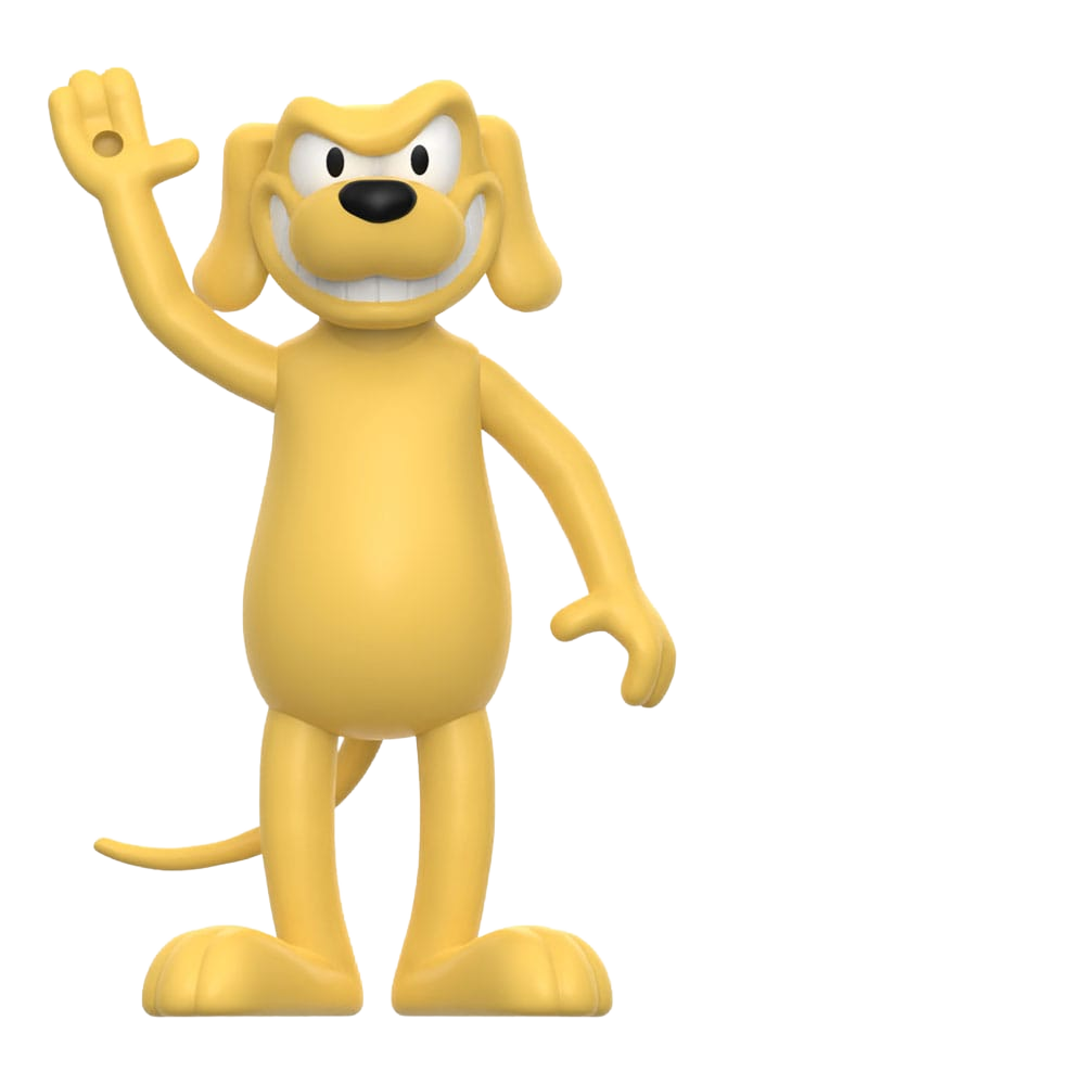 Green Day ReAction Action Figure Dookie Dog - Super7 Action Figures