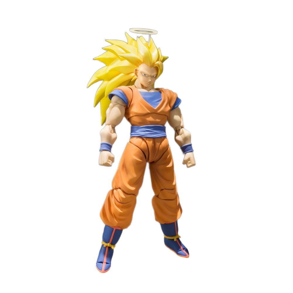 Dragon Ball Z S.H. Figuarts Action Figure SSJ 3 Son Goku 16 cm - Bandai Tamashii Nations Action Figures