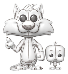 Looney Tunes POP!&Buddy Animation Vinyl Figure Sylvester&Tweety - Funko Pop! Figures
