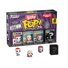 Nightmare Before Christmas Bitty POP! Vinyl Figure 4-Pack Santa Jack 2,5 cm - Funko Mini Figures, Pop! Figures