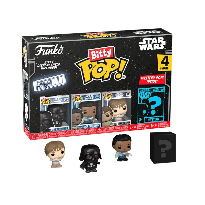 Star Wars Bitty POP! Vinyl Figure 4-Pack Vader 2,5 cm - Funko Mini Figures, Pop! Figures