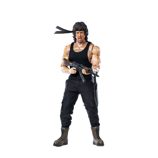 First Blood II Exquisite Super Series Actionfigur 1/12 First Blood II John Rambo 16 cm - Hiya Toys Action Figures