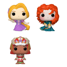 Disney Princesses Bitty POP! Vinyl Figure 4-Pack Rapunzel 2,5 cm - Funko Mini Figures, Pop! Figures