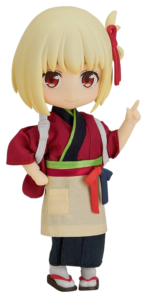 Lycoris Recoil Nendoroid Doll Action Figure Chisato Nishikigi: Cafe LycoReco Uniform Ver. 14 cm - Good Smile Company Action Figures