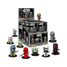 Star Wars Mystery Mini Figures 5 cm The Mandalorian Display (12) - Funko Blind Boxes, Mini Figures & Capsule Toys