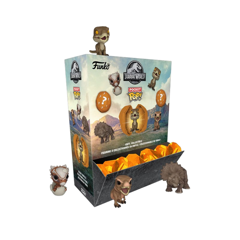 Jurassic World Pocket Pocket POP! Vinyl Figure Amber PDQ Display (12) 4 cm - Funko Pop! Figures