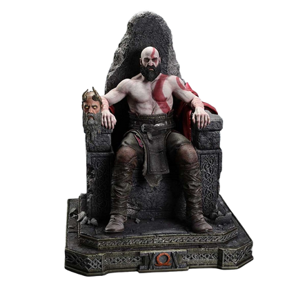 Throne Legacy God of War Series Statue 1/3 Ragnarok Master Thyself Kratos 67 cm - Prime 1 Studio Statues