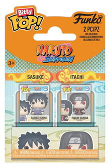 Naruto Bitty POP! Vinyl Figures 2-Pack Sasuke & Itachi 2 cm - Funko Mini Figures