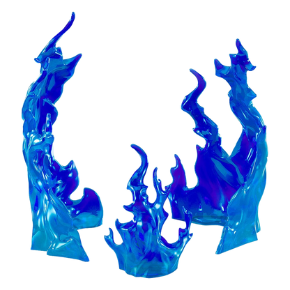The Simple Effect Parts for Figures Flames: Blue - Good Smile Company Action Figure: Accessories