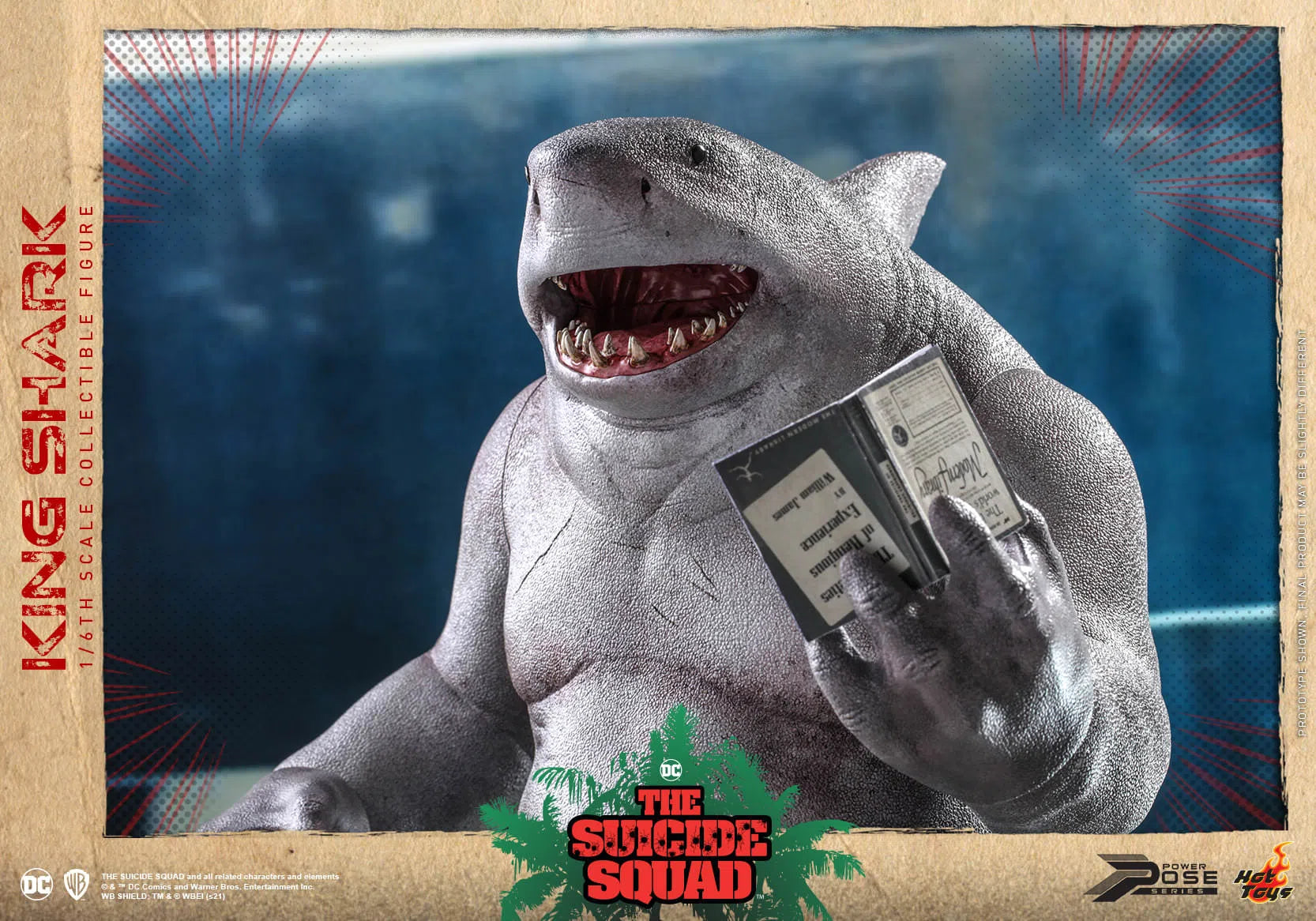 King Shark: The Suicide Squad: DC Comics: Power Pose: PPS006: Hot Toys