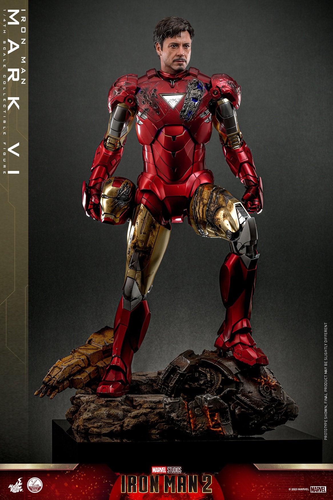 Iron Man MK VI: Iron Man 2: Marvel: Quarter Scale-Hot Toys