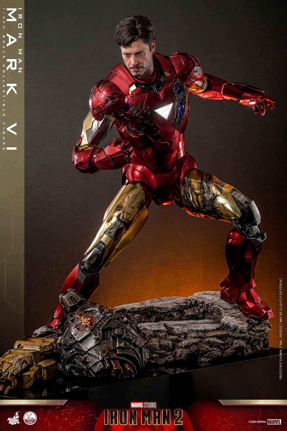 Iron Man MK VI: Iron Man 2: Marvel: Quarter Scale-Hot Toys