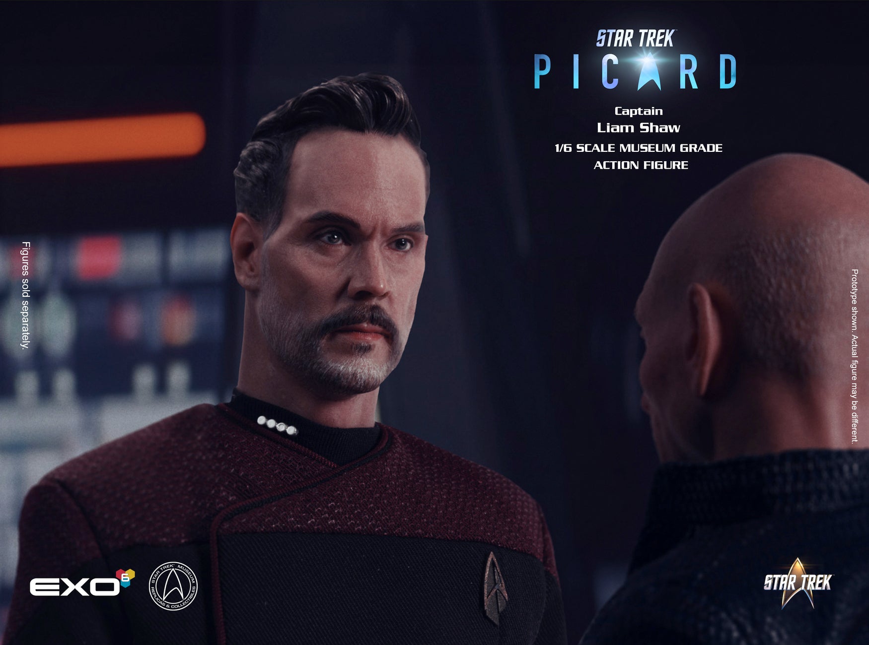 Captain Liam Shaw: Star Trek: Picard: Sixth Scale: EX0-6