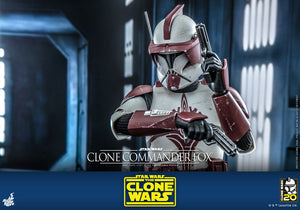 Clone Commander Fox: The Clone Wars: Star Wars-Hot Toys