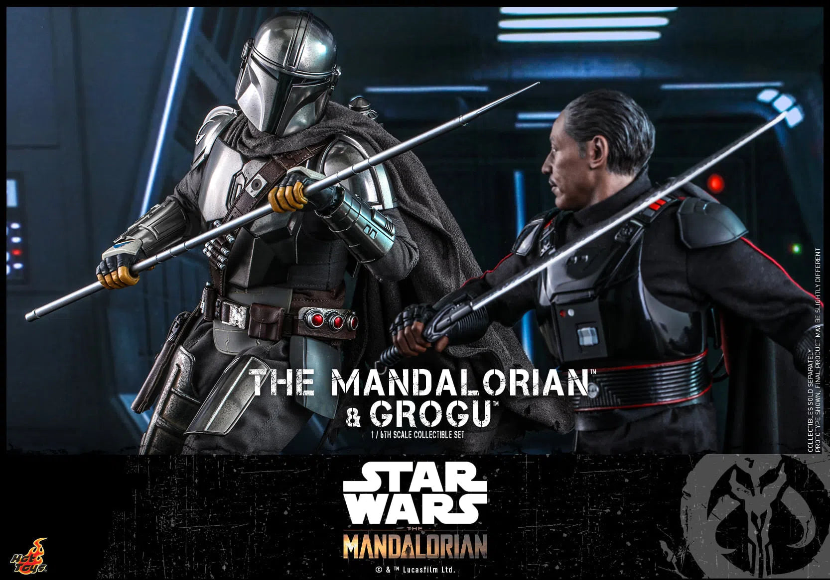 Mandalorian & Grogu Set: Standard: Star Wars: The Mandalorian: TMS051: Hot Toys