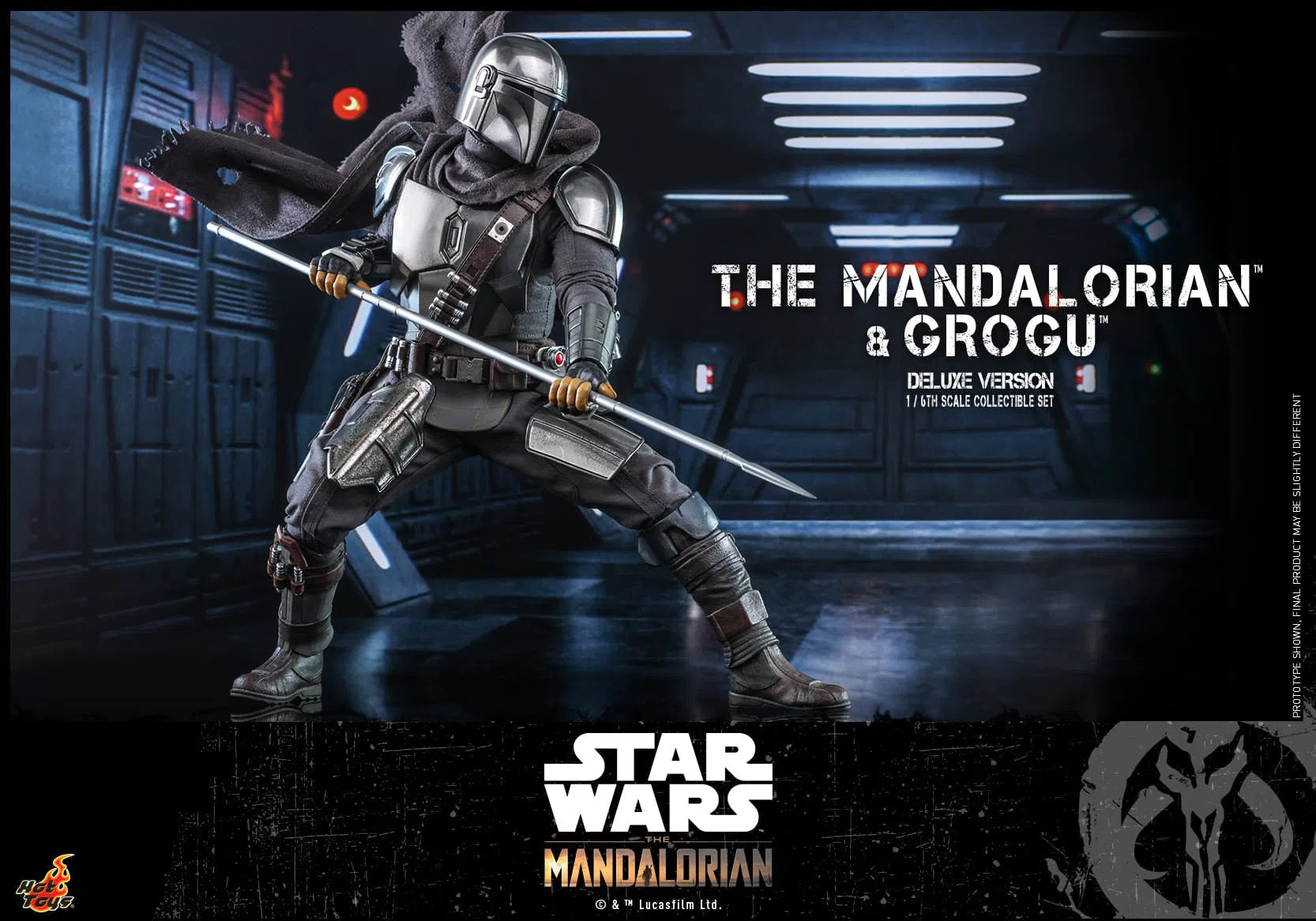 Mandalorian & Grogu Set: Deluxe: Star Wars: TMS052: Hot Toys