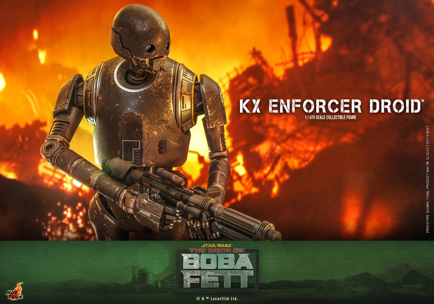 KX Enforcer Droid: Star Wars: The Book Of Boba Fett: TMS072: Hot Toys