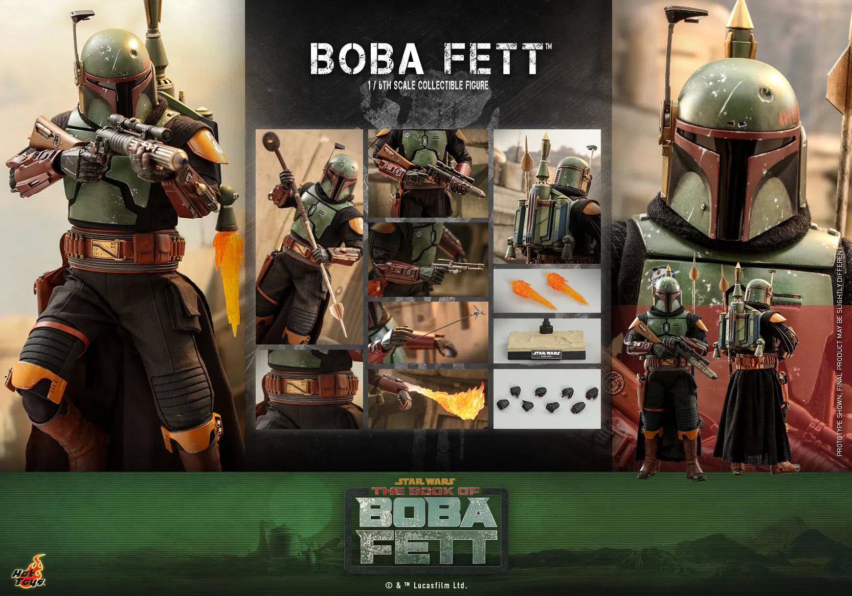 Boba Fett: Star Wars: The Book Of Boba Fett: TMS078: Hot Toys: Hot Toys