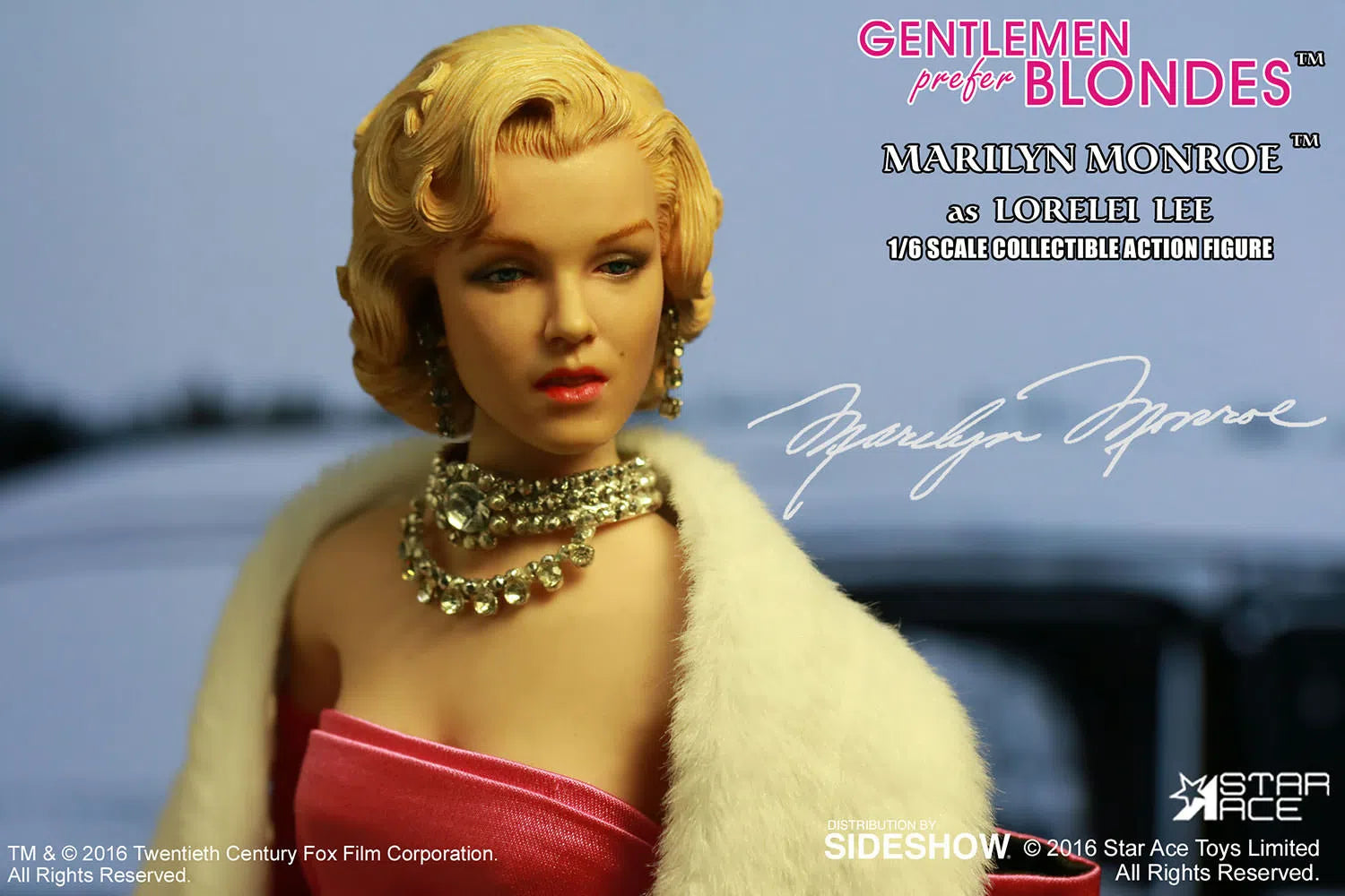 Marilyn Monroe As LoreleiI Lee: Pink Outfit: Sixth Scale: Star Ace