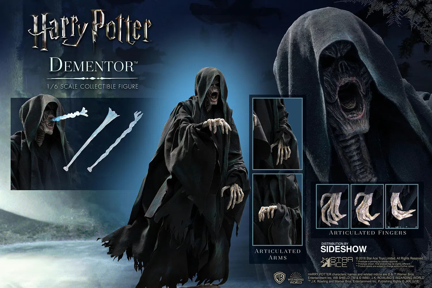Harry Potter & The Prisoner Of Azkaban: Dementor: Sixth Scale Figure: Star Ace