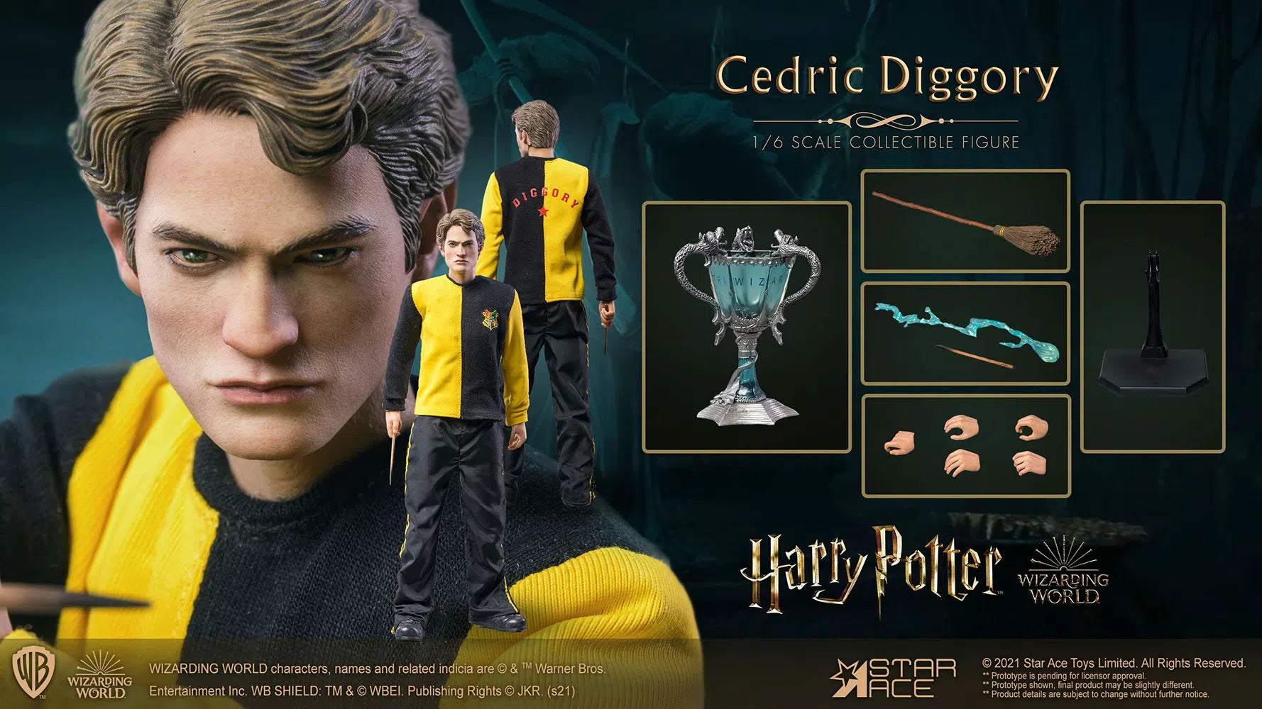 Harry Potter & The Goblet Of Fire: Cedric Diggory: Standard: Sixth Scale Figure: Star Ace