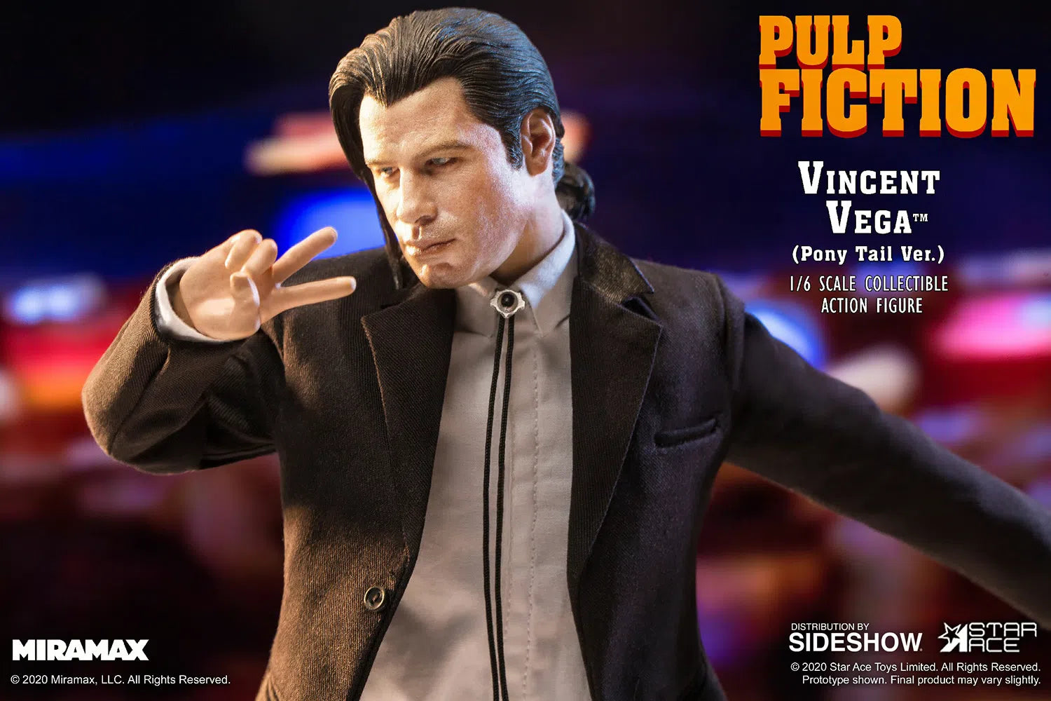 Pulp Fiction: Vincent Vega: Pony Tail Version: 2.0: Sixth Scale: Star Ace