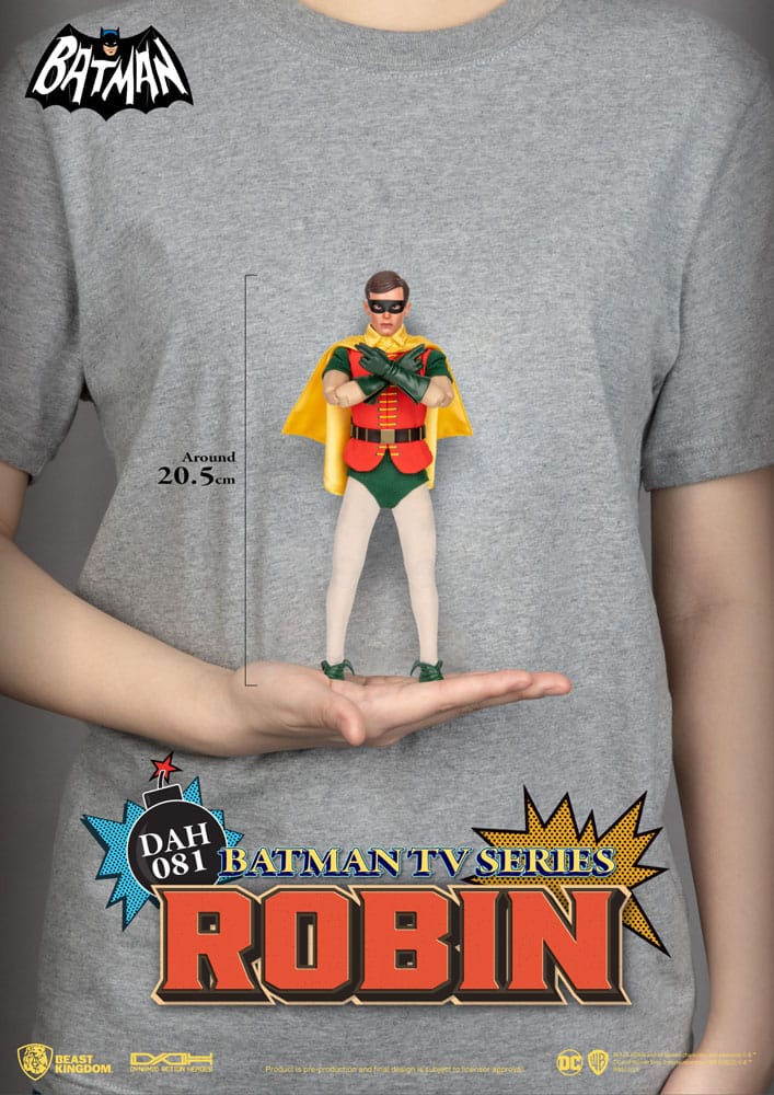 DC Comics Dynamic 8ction Heroes Action Figure 1/9 Batman TV Series Robin